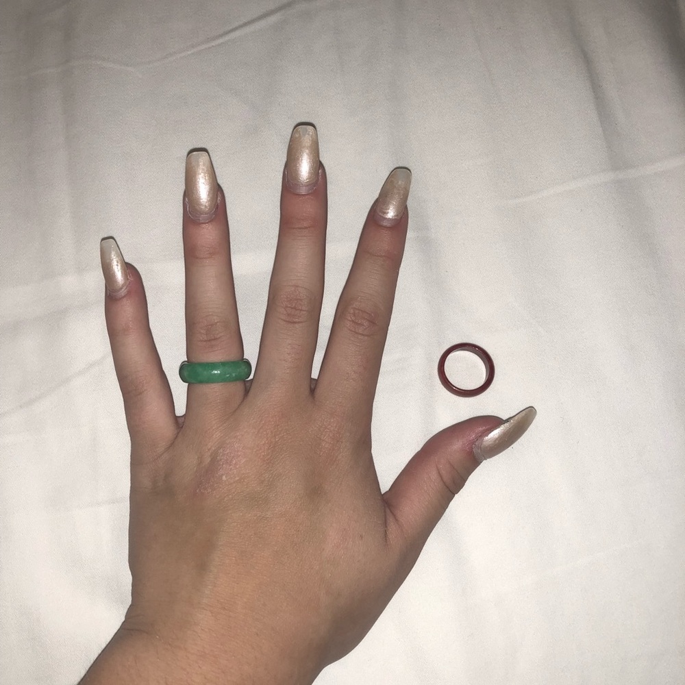 Authentic jade rings hand purchased in Vietnam